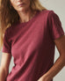 Women's Premium Slub Crew Tee - Tibetan Red